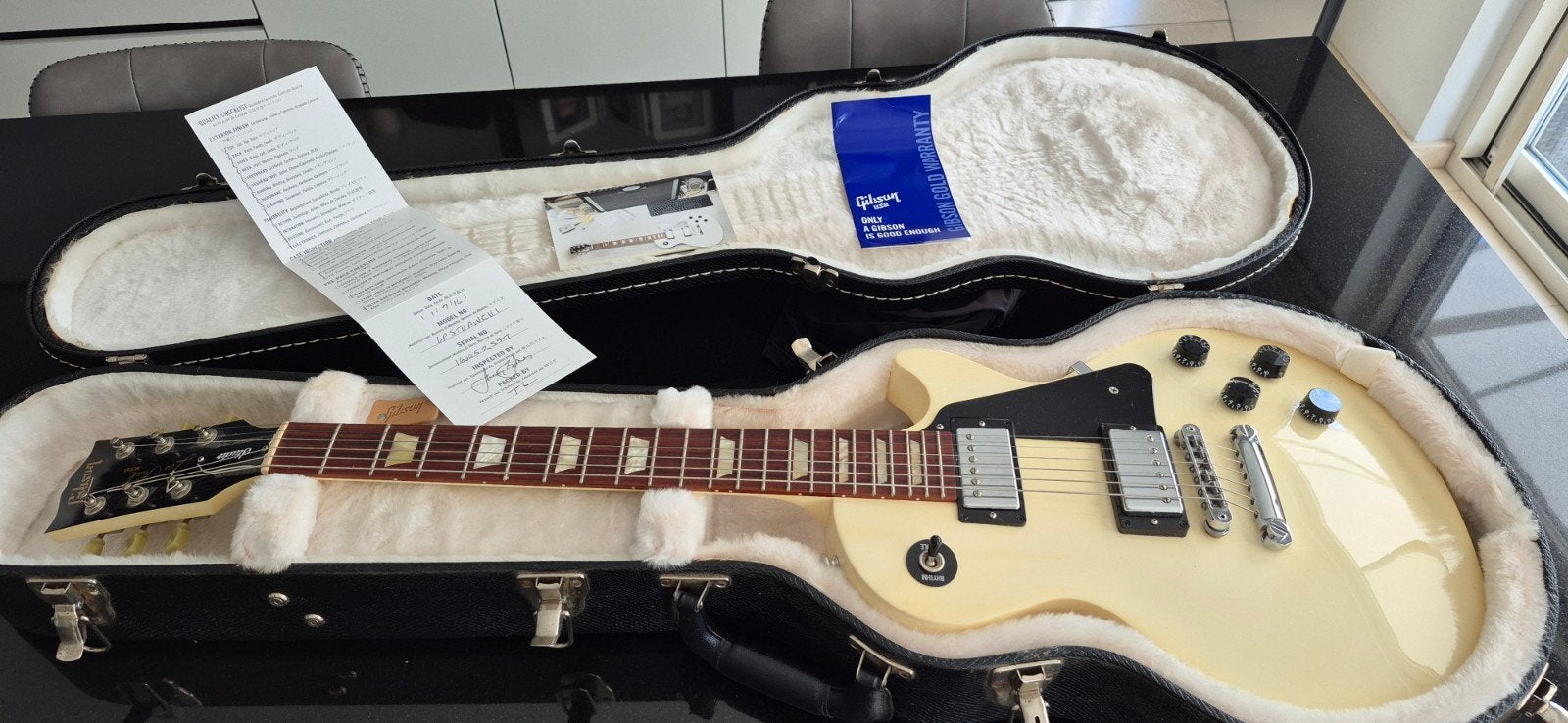 Les Paul Studio Aged White 2016, Muziek en Instrumenten, Snaarinstrumenten | Gitaren | Elektrisch, Ophalen