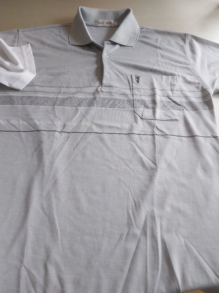 Polo homme « gold  Men» (X2)., Kleding | Heren, Polo's, Ophalen, Maat 52/54 (L), Gold men, Zo goed als nieuw
