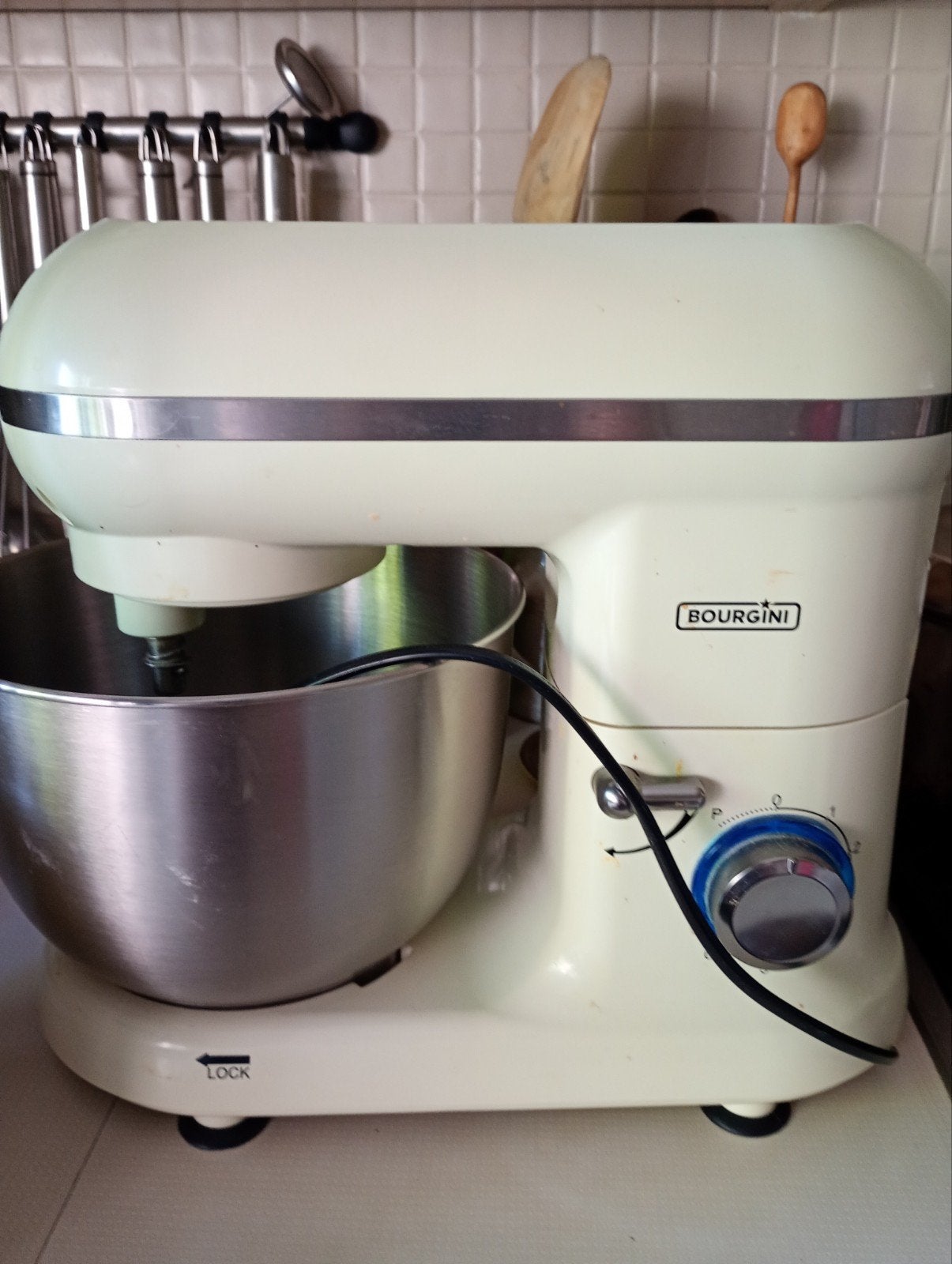 Keukenmachine bourgini, Kneder, Menger en Mixer in, Ophalen