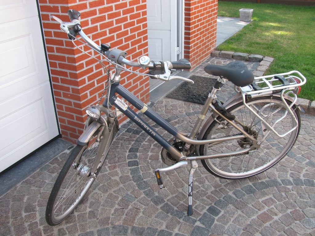 Fiets Sparta dames, Ophalen, Sparta, Gebruikt, Velgrem