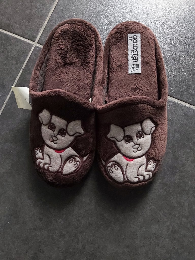 Winterpantoffels, Vêtements | Femmes, Neuf, Brun, Enlèvement, Pantoufles