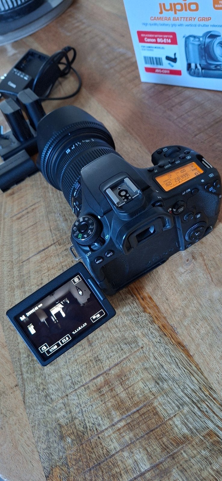 canon 90D + sigma 17-50 2.8 + extras, Audio, Tv en Foto, Ophalen of Verzenden, Cameratas, Canon