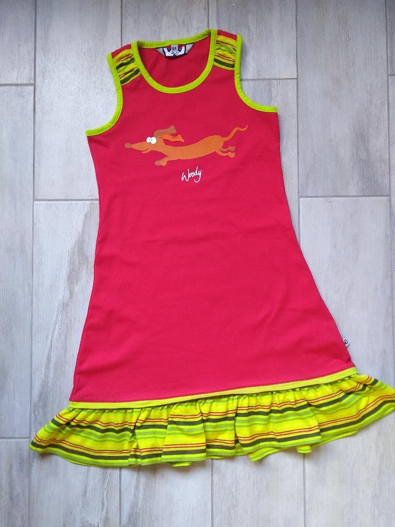 ✿ M128 - Woody slaapkleedje thema hond, Kinderen en Baby's, Kinderkleding | Maat 128, Nacht- of Onderkleding, Meisje, Ophalen of Verzenden
