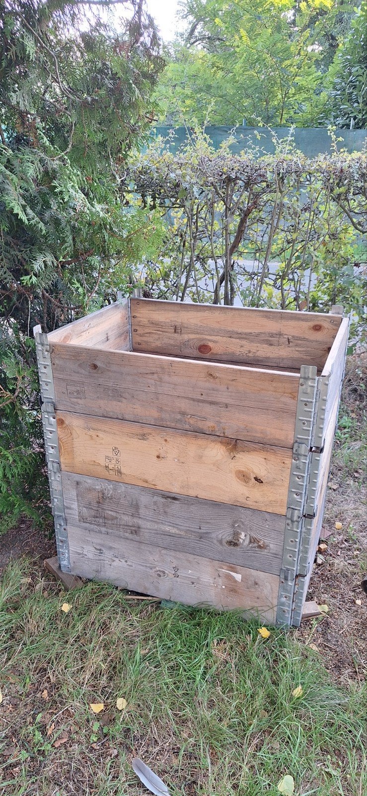 11 houten pallet-opzetranden 120 x 80 cm – goede staat, Enlèvement, Palette