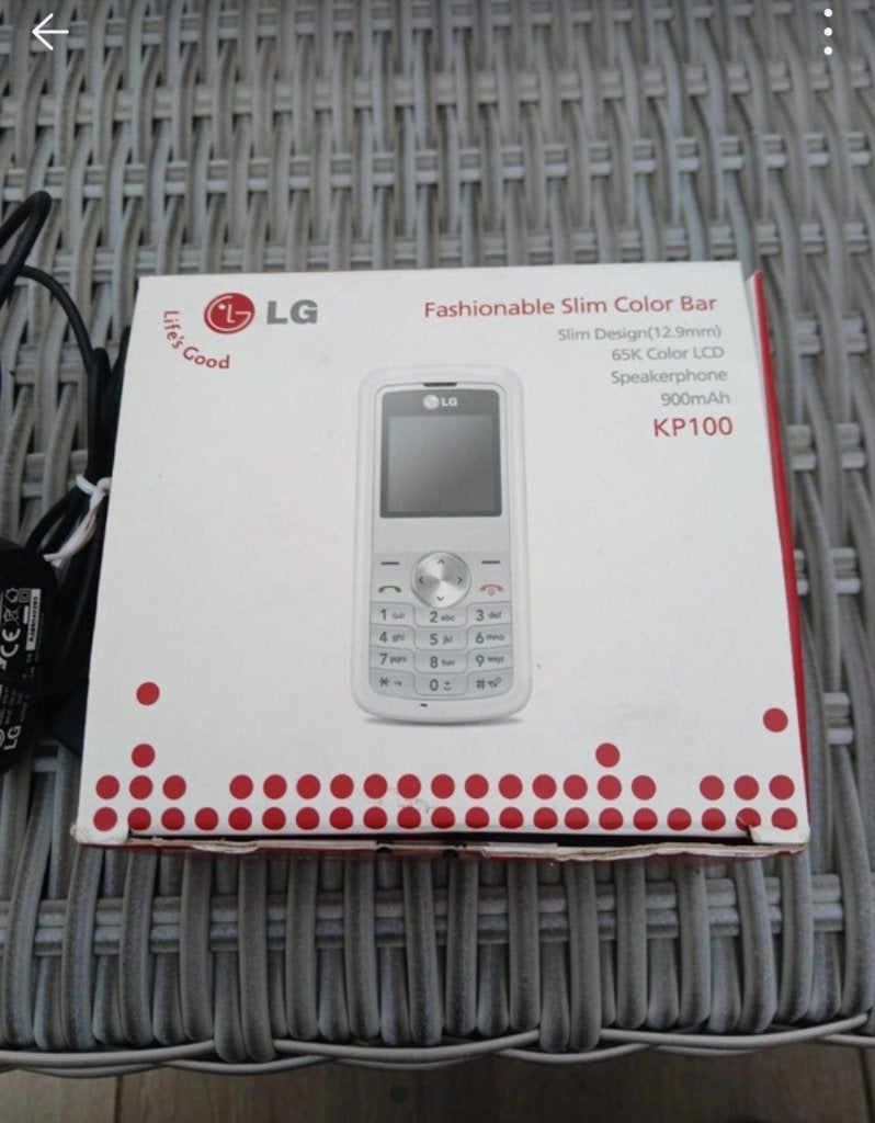 GSM LG Kp 100, Telecommunicatie, Mobiele telefoons | Samsung, Ophalen, Gebruikt, Zwart