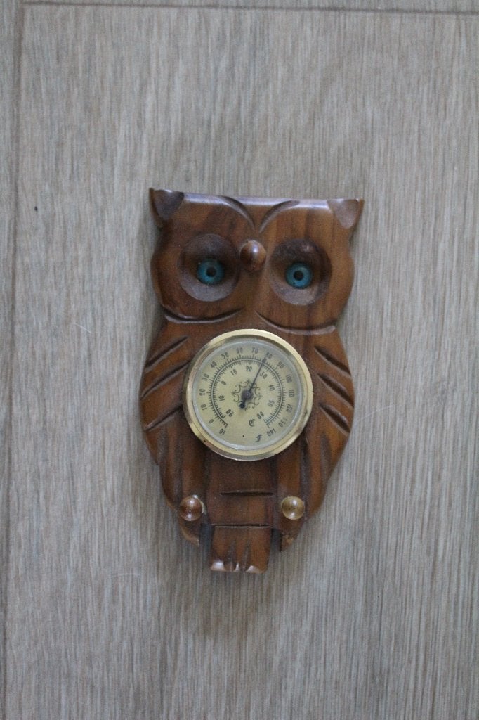 Thermometer, UIL in hout. Oud exemplaar.., Ophalen of Verzenden
