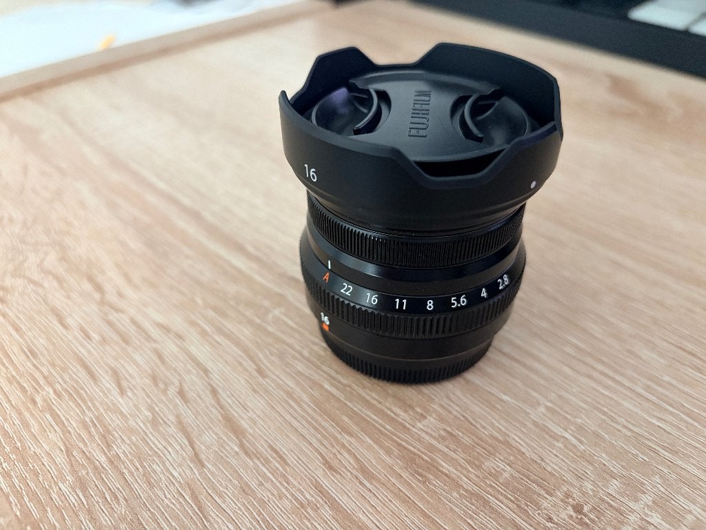 Fuji Xf 16mm 2.8F, Ophalen of Verzenden, Zo goed als nieuw, Groothoeklens