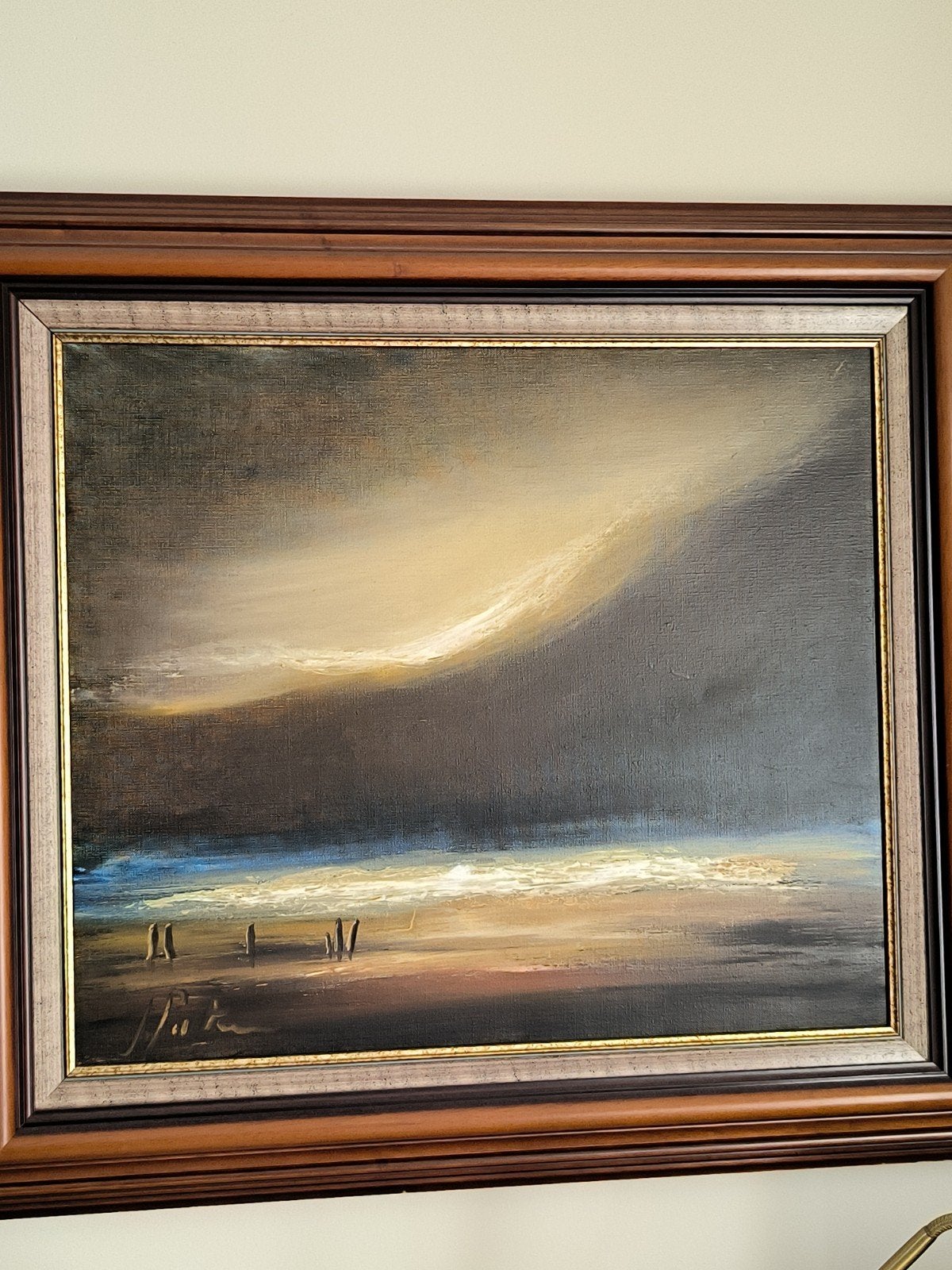 schilderij strandlandschap, Enlèvement