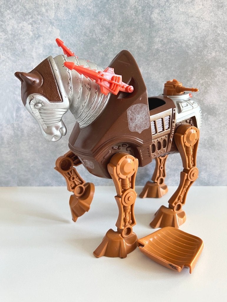 Cheval de combat Stridor - Maîtres de l'Univers MOTU, Enlèvement ou Envoi, Aucun, Aucun, Mattel