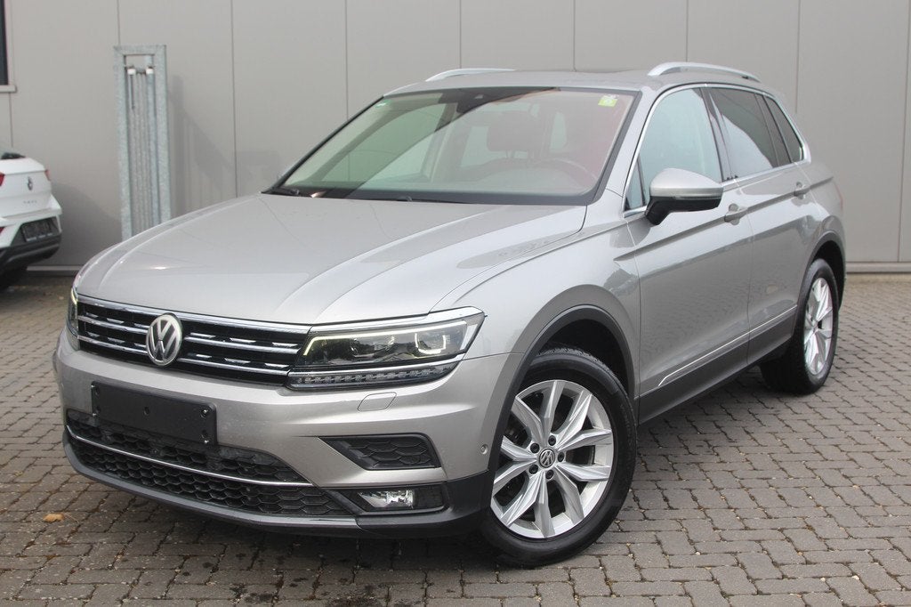 Volkswagen Tiguan 1.4 TSI DSG 4motion - 170.885KM - 2018, Autos, Volkswagen, Argent ou Gris, Achat, Carnet d'entretien, Noir