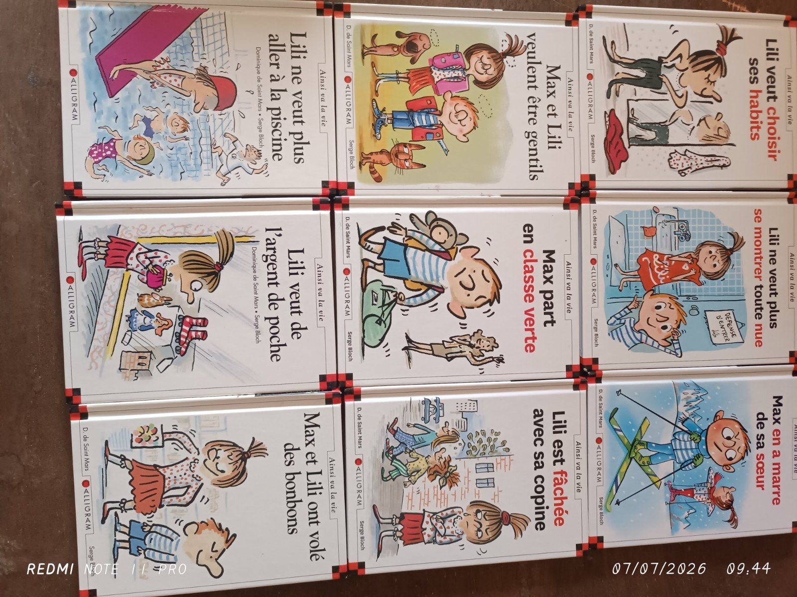 Max et Lili, Livres, Enlèvement