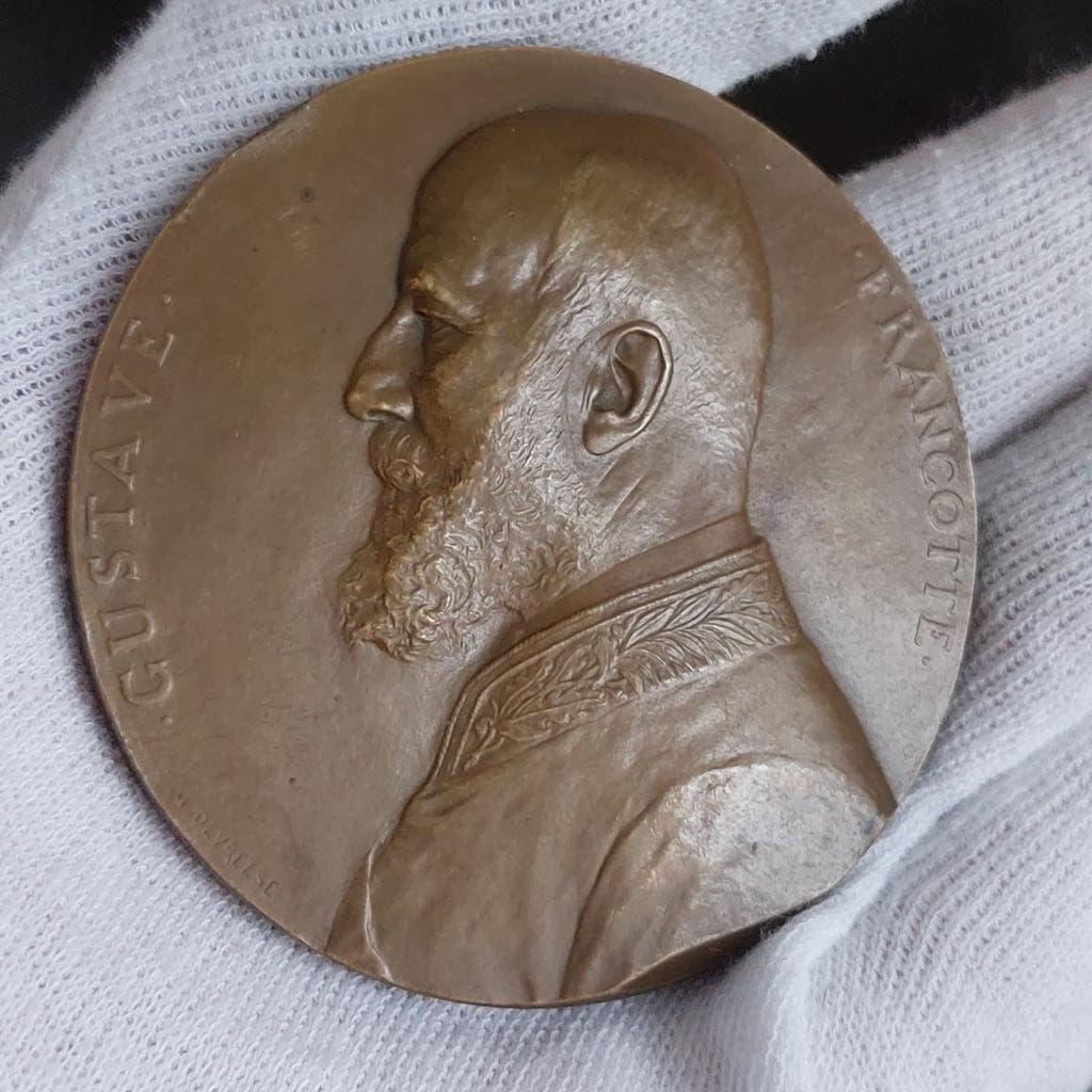 Rare! Medaille / Belgique / Liège / 1905 / Devreese / Bronze, Timbres & Monnaies, Pièces & Médailles, Enlèvement ou Envoi, Bronze
