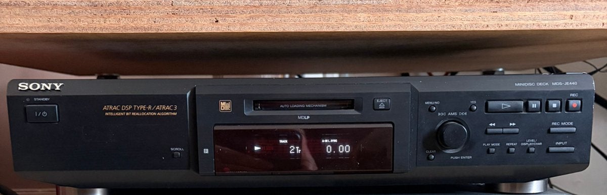 sony minidisc mds je 440, TV, Hi-fi & Vidéo, Enlèvement ou Envoi, Utilisé, Sony