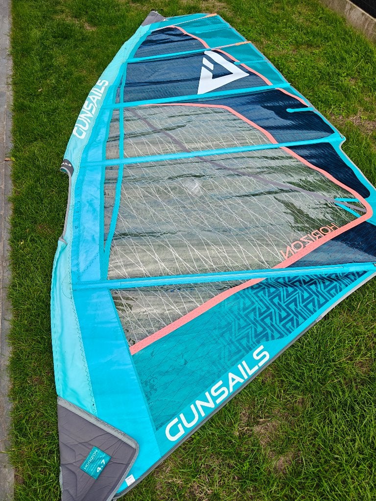 Gun Sails Horizon 4.7 2021, Watersport en Boten, Ophalen, Met draagtas, Gebruikt, 3.5 tot 5 m²