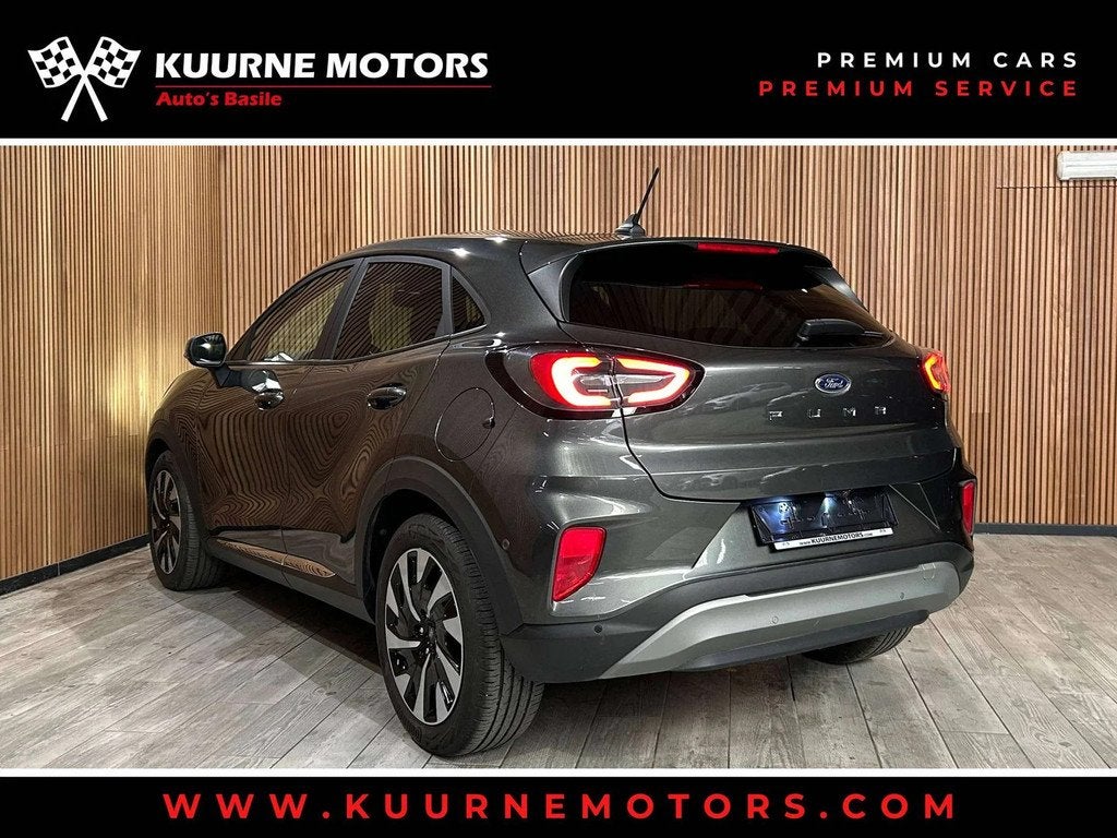 Ford Puma 1.0 EcoBoost PowerShift Gps/VerwZet/Pdc/Cam/VerwSt, Auto's, Automaat, Lichtsensor, Stof, 1760 kg