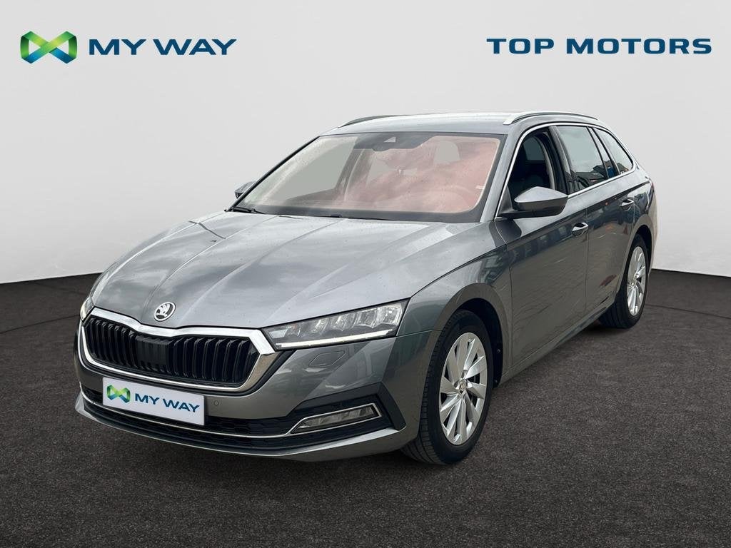 Skoda Octavia Combi AUTOMAAT*110PK*CARPLAY*GPS*CAMERA*SENSOR, Auto's, Automaat, Break, Navigatiesysteem, Zilver of Grijs