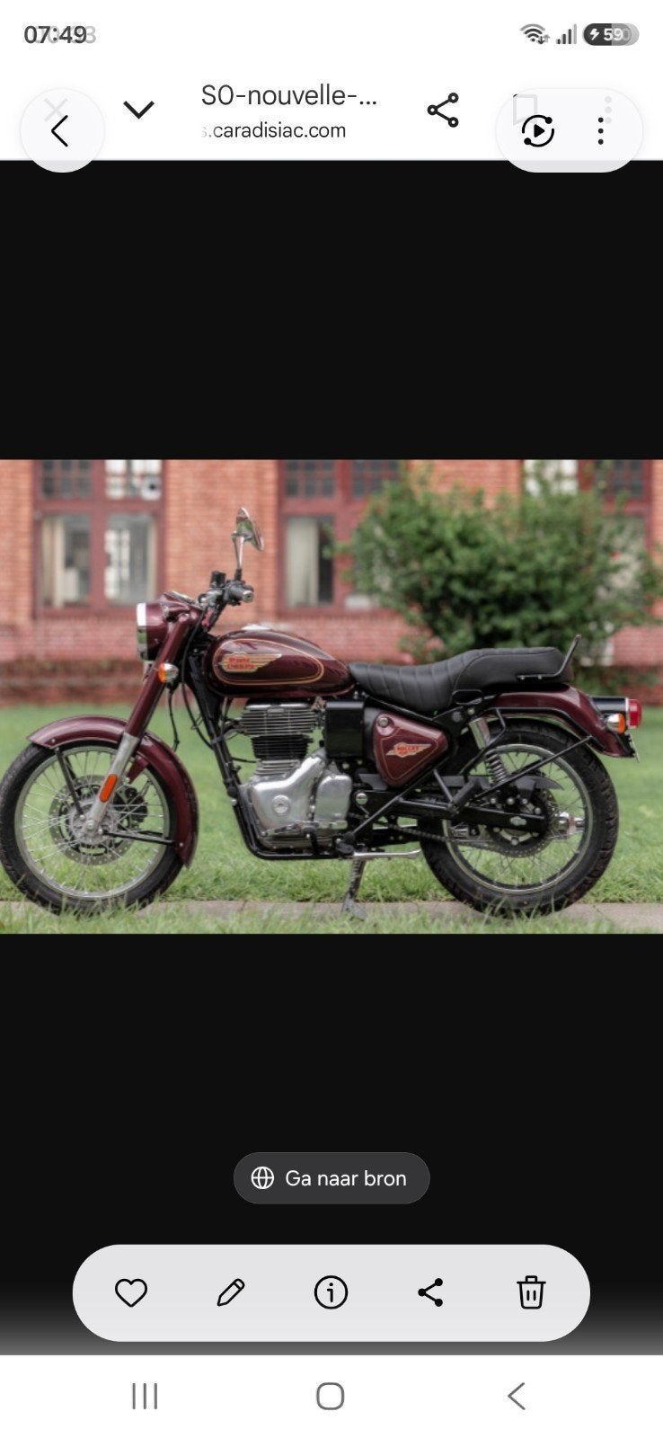 royal enfield bullet 350, Motoren, Occasion, Particulier, Minimaal motorrijbewijs A2, ABS
