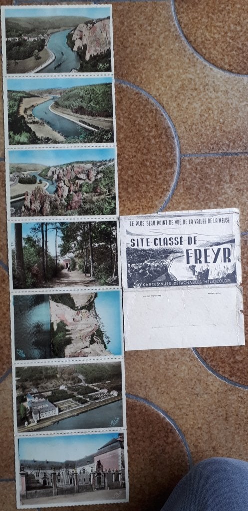 Lot de 10 cartes postales Heliocor Site classé  FREYR, Collections, Enlèvement ou Envoi, 1940 à 1960, Non affranchie, Namur