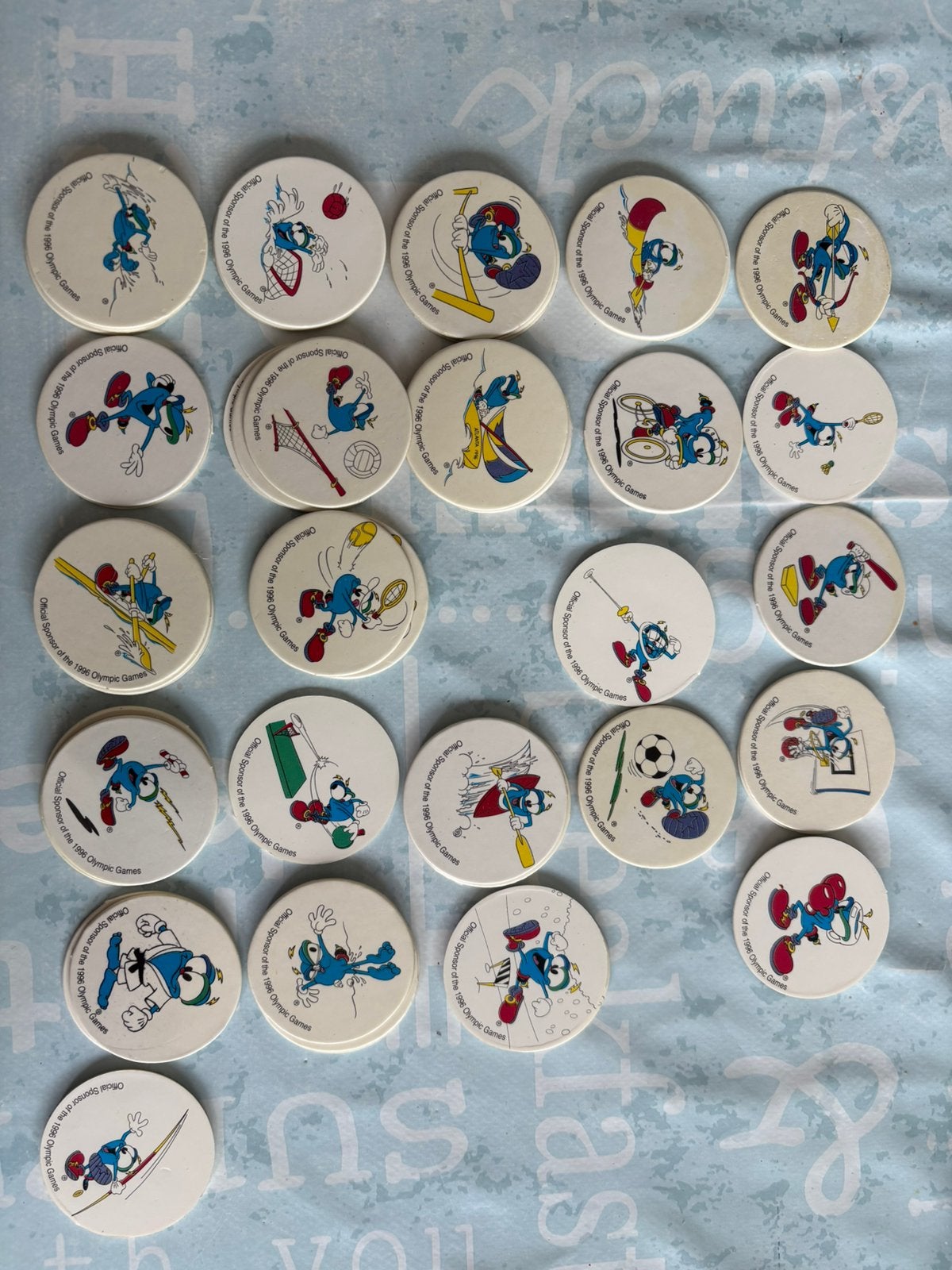 Lot Izzies (flippos) Olympische Spelen 1996 24/26, Verzamelen, Flippo's, Ophalen, Losse flippo's