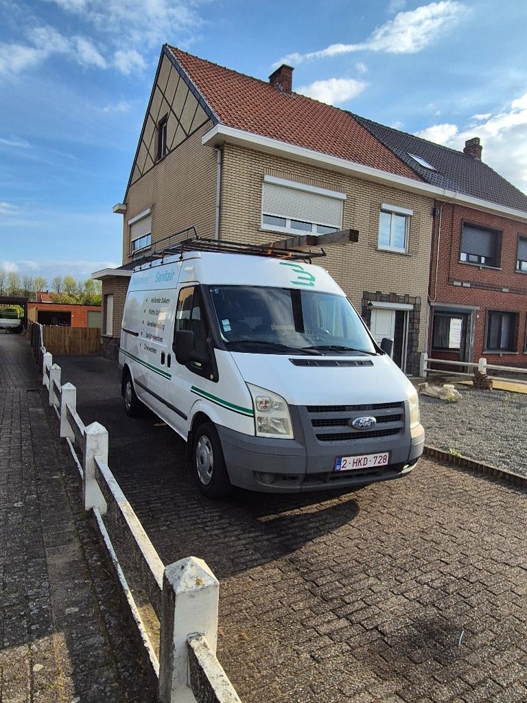 Ford transit, Auto's, Bestelwagens en Lichte vracht, Voorwielaandrijving, 4 deurs, Stof, Zwart