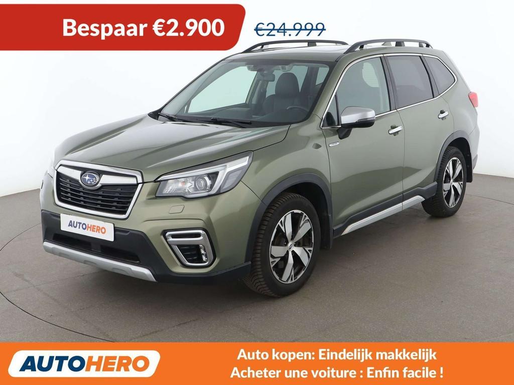 Subaru Forester 2.0 Mild-Hybrid Comfort (automatique), Autos, Subaru, Cuir, Noir, Automatique, Vert