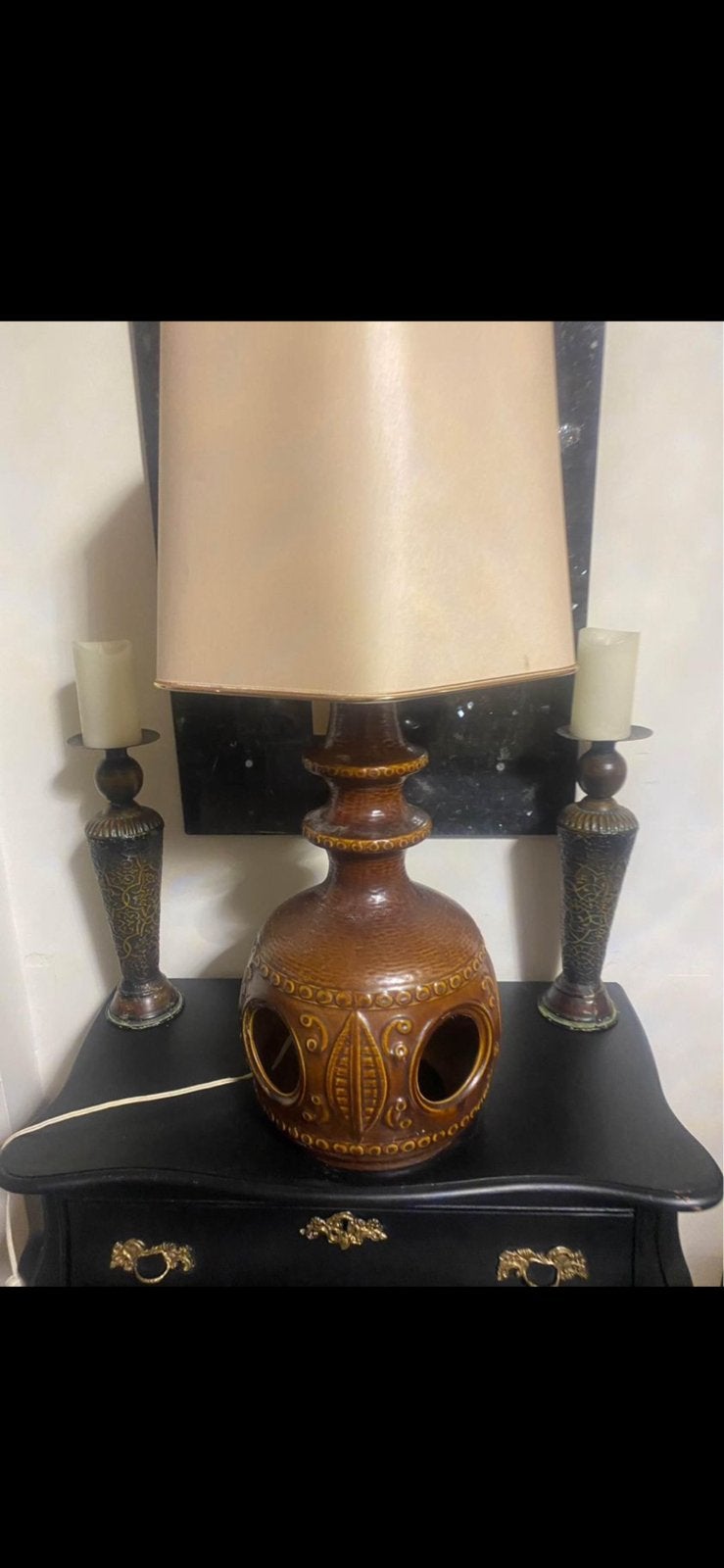 Vintage lamp jaren 60/70, Antiek en Kunst, Ophalen