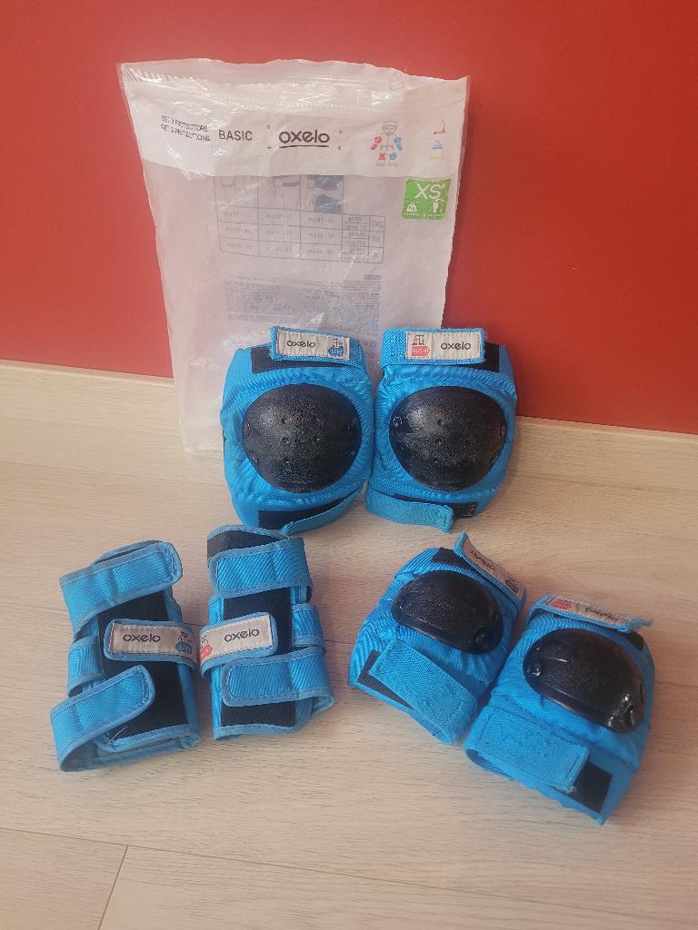 Bescherming kind XS 3x2 delig voor skaten, steppen, ..., Sport en Fitness, Overige merken, Gebruikt, Kinderen, Ophalen of Verzenden
