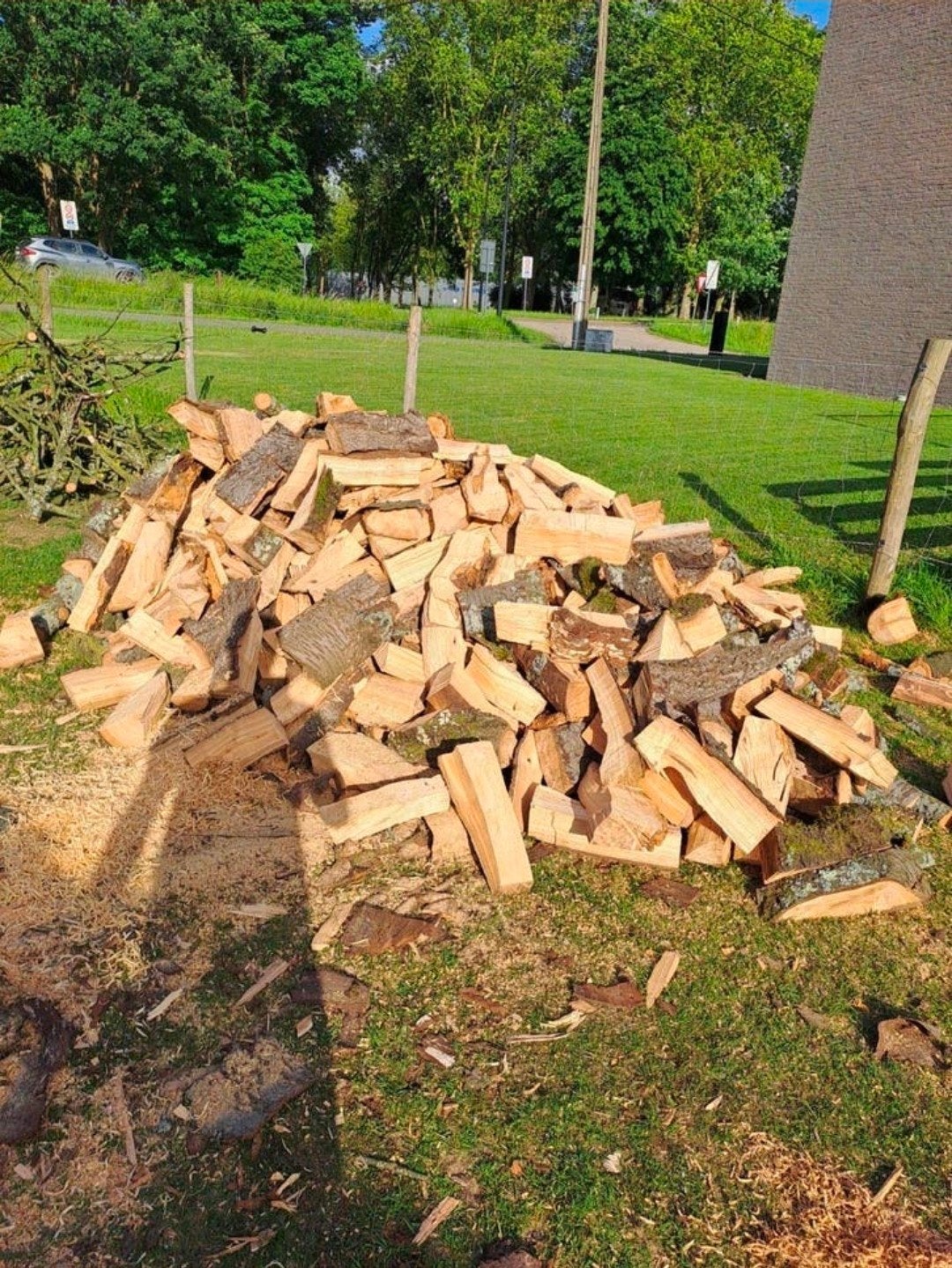 Kersenhout kersehout stookhout brandhout, Ophalen