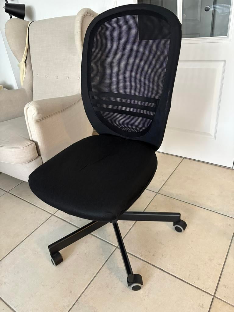 IKEA Flintan bureaustoel, Ophalen of Verzenden, Gebruikt, Zwart, Bureaustoel