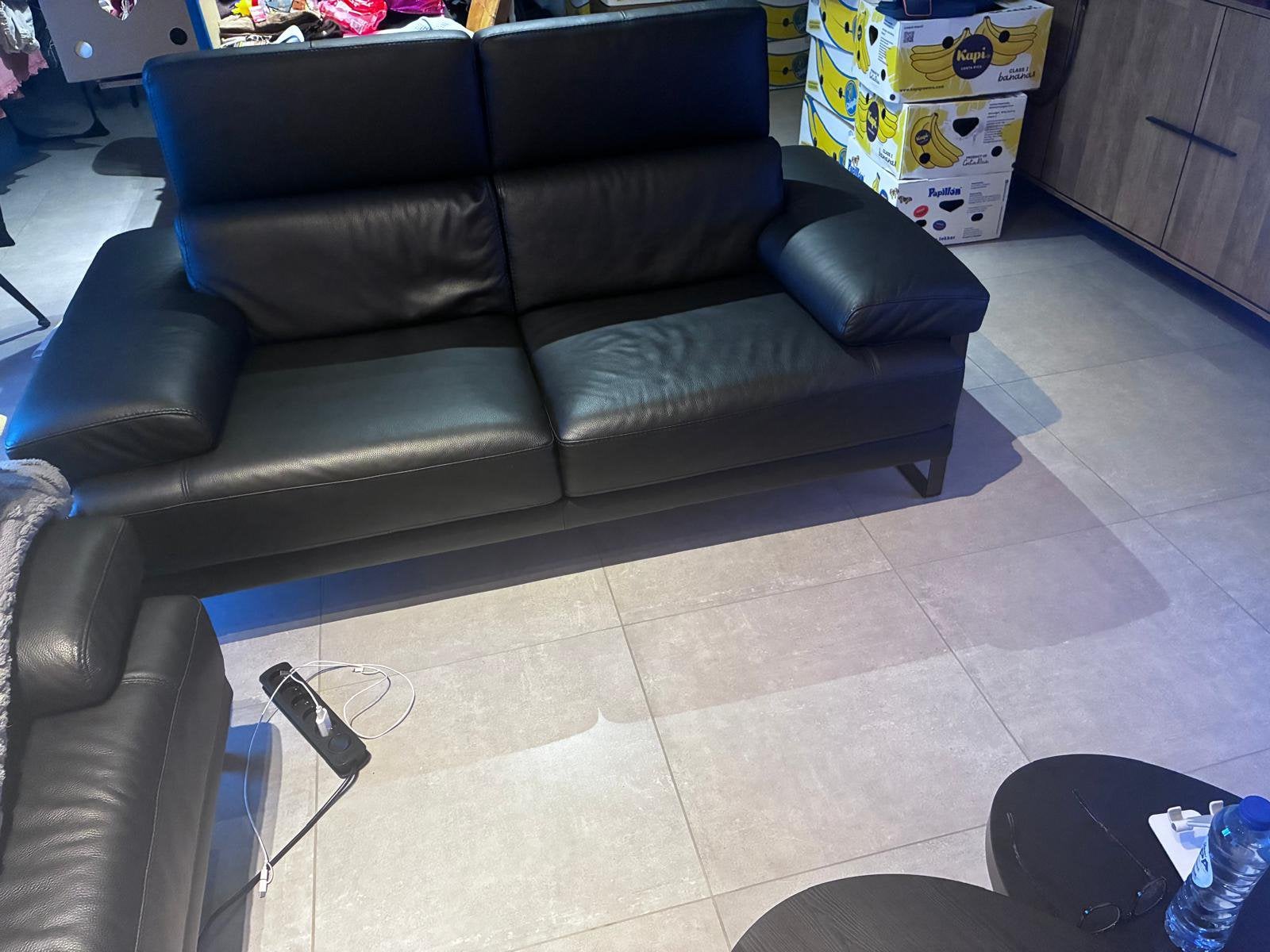 2 en 3 zit in zwart, Huis en Inrichting, Ophalen, Zo goed als nieuw