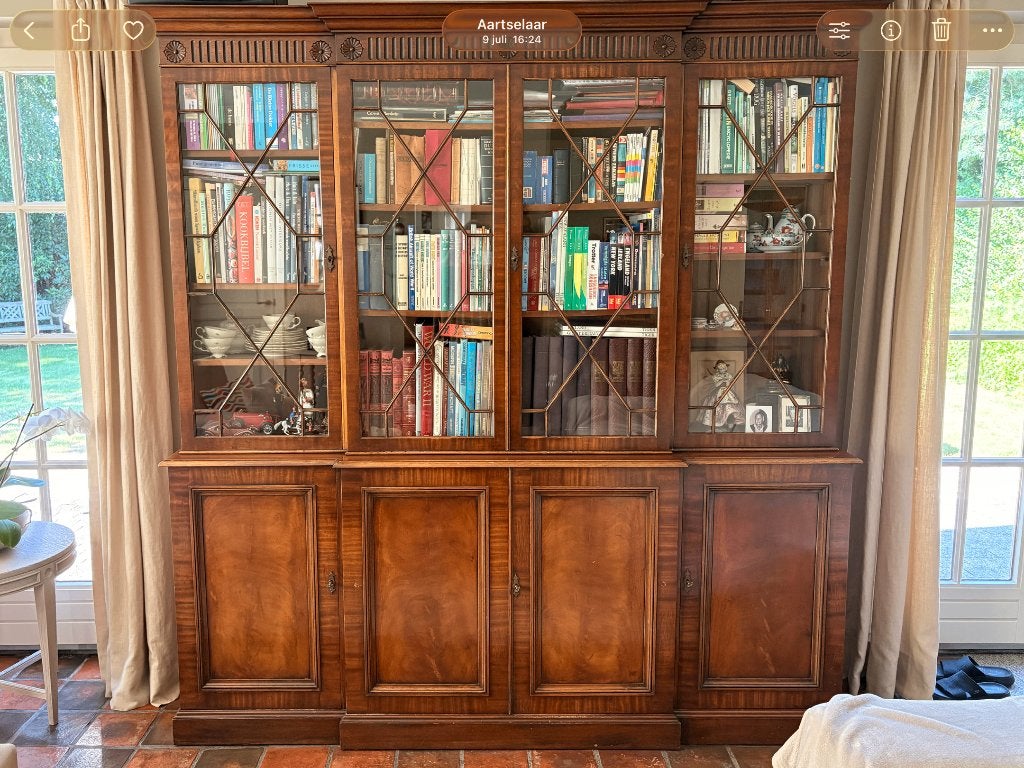 Boekenkast/Vitrinekast, Ophalen, 200 cm of meer, 150 tot 200 cm, Overige houtsoorten
