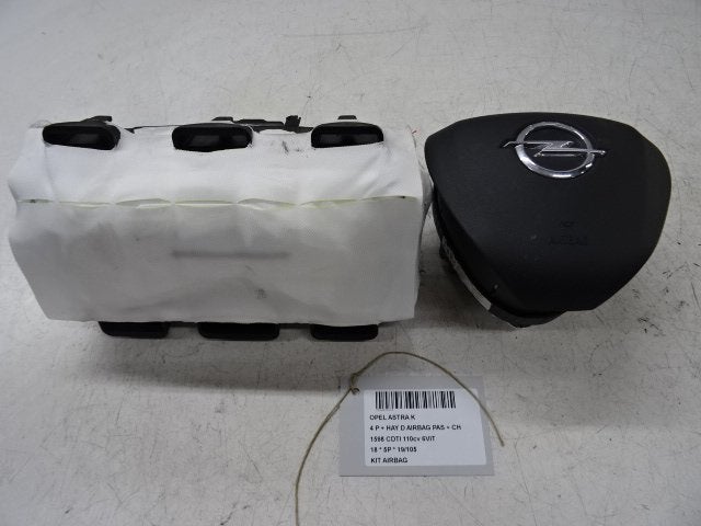 AIRBAG ENSEMBLE Opel Astra K (13499663-39118076), Autos : Pièces & Accessoires, Utilisé, Opel