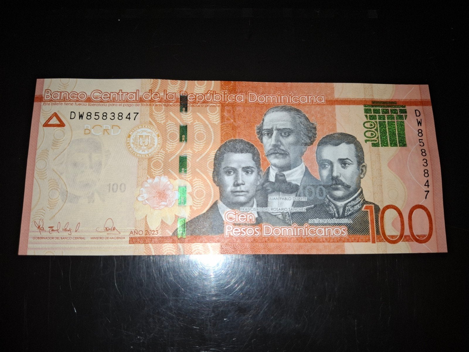 ### République dominicaine 100 pesos 2023 ###, Timbres & Monnaies, Enlèvement ou Envoi