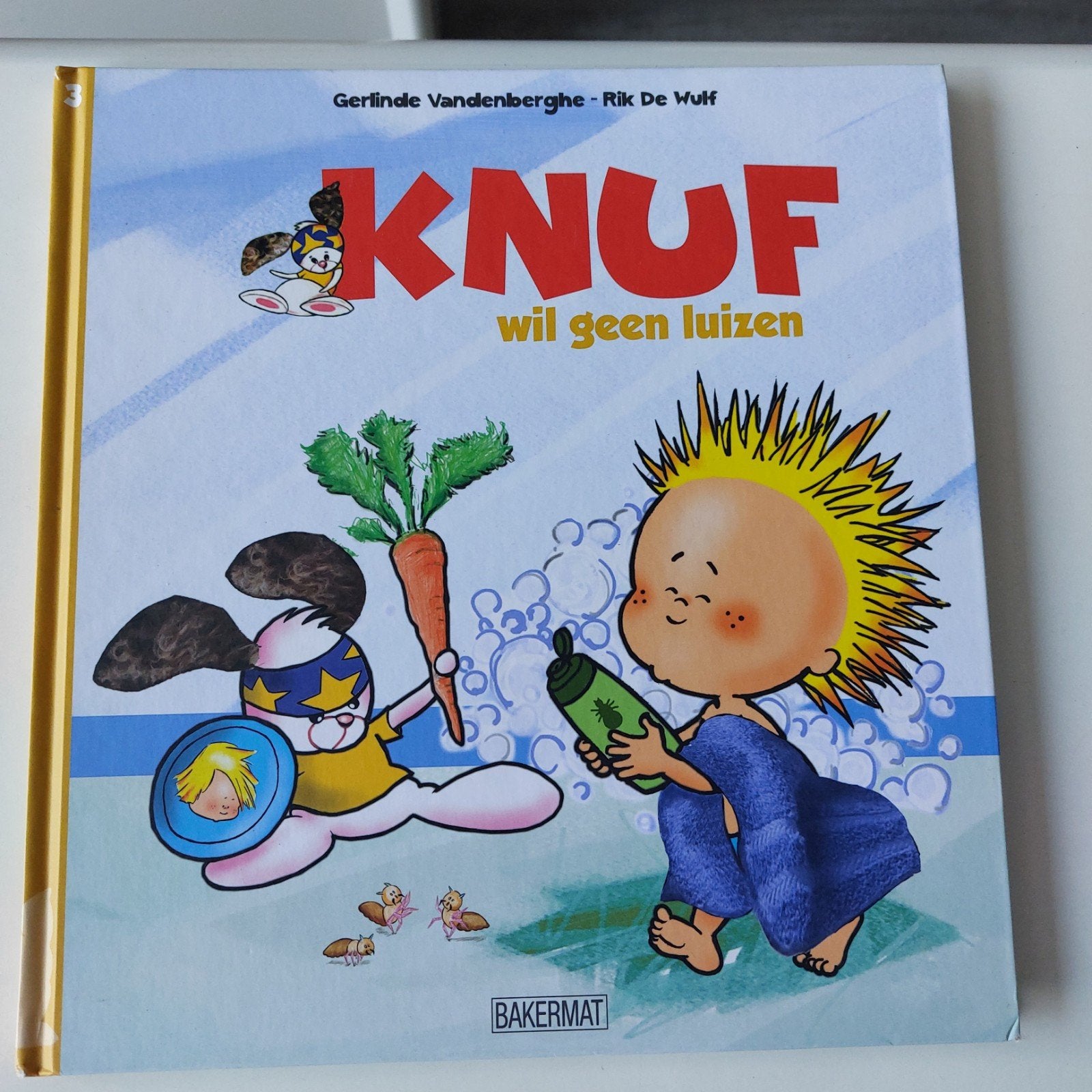 Rik de Wulf - Knuf wil geen luizen, Boeken, Prentenboeken en Plaatjesalbums, Ophalen, Gelezen, Rik de Wulf, Plaatjesalbum
