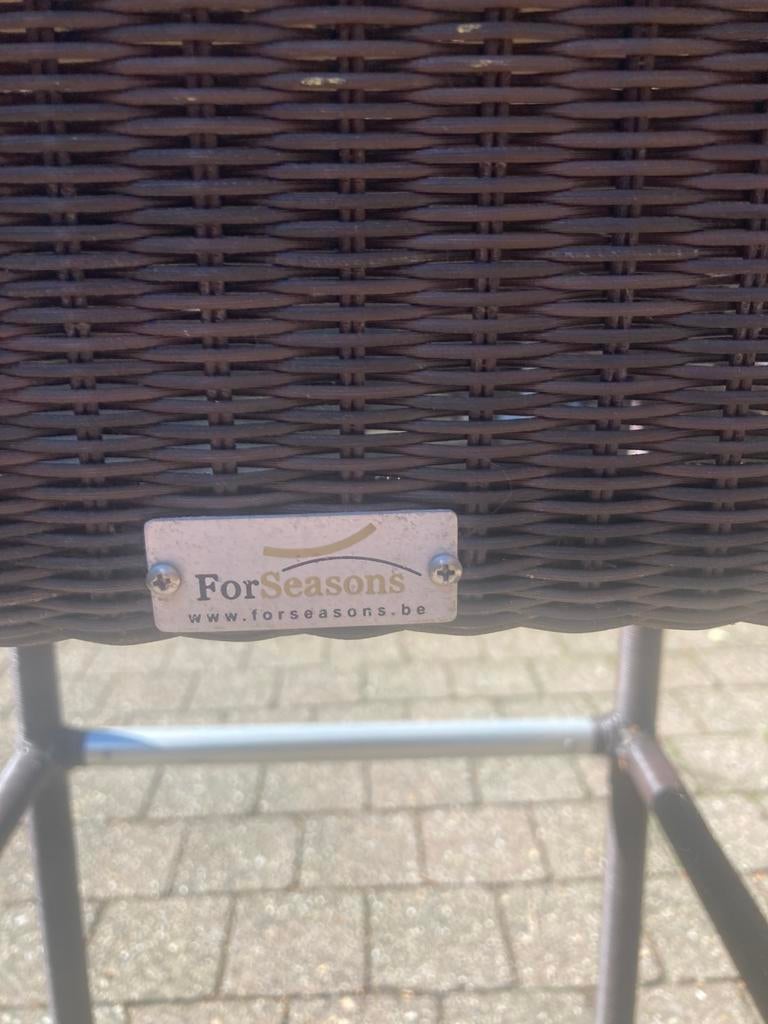 Hoge terras stoelen, Tuin en Terras, Ophalen, Zo goed als nieuw