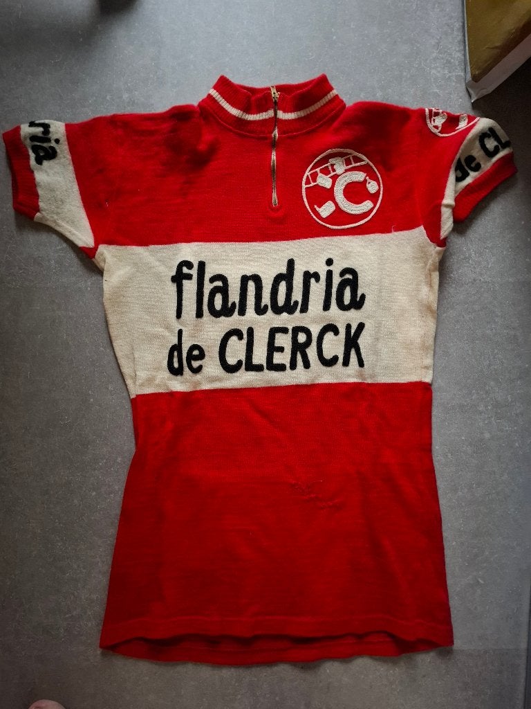 Originele Flandria-De Clerck wielertui uit 1968, Verzamelen, Ophalen of Verzenden, Gebruikt, Shirt