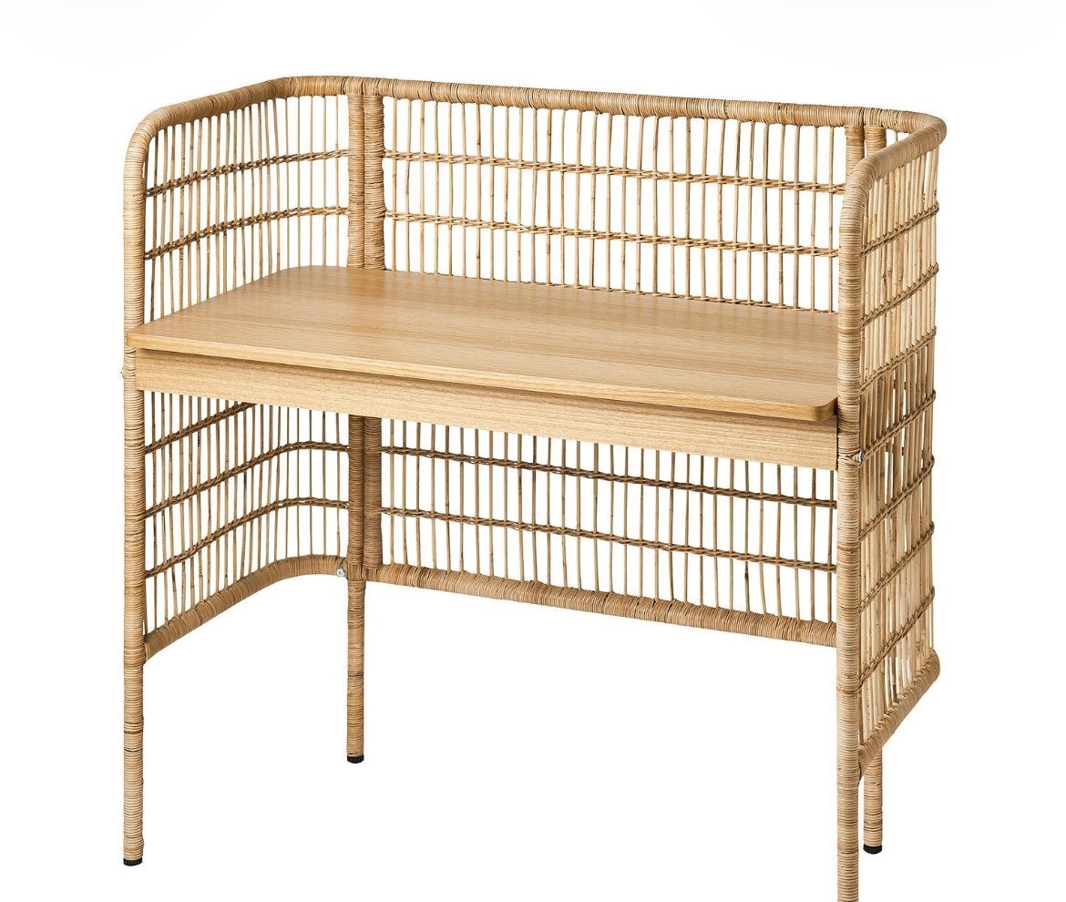 Bureau ROTAN (Ikea Fryksas), Huis en Inrichting, Ophalen, Zo goed als nieuw, IKEA