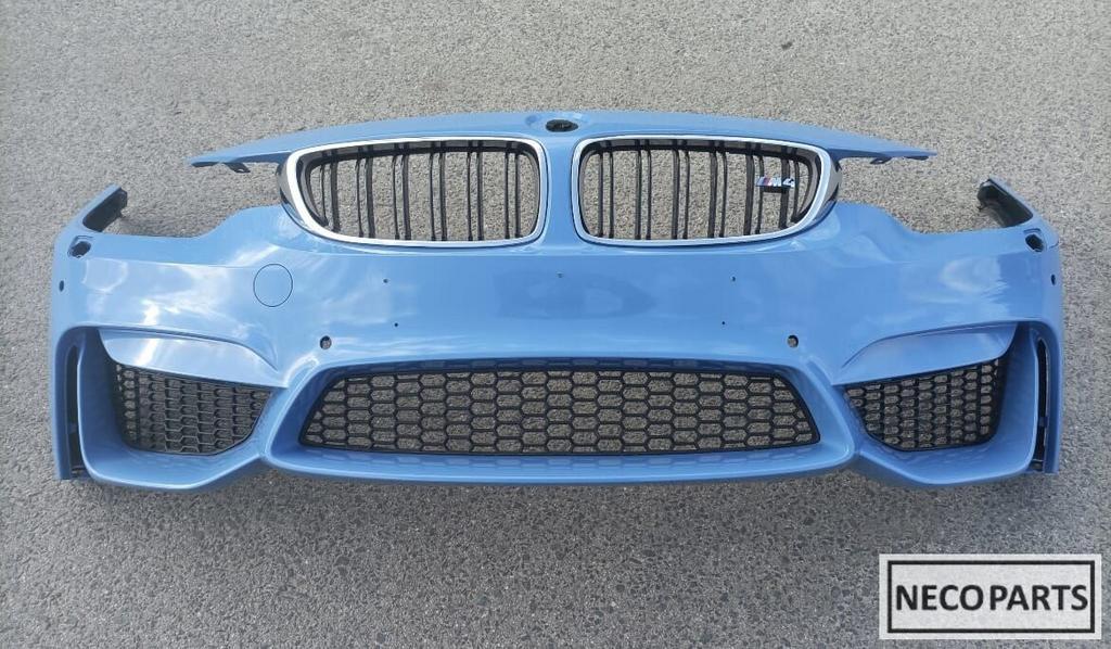 BMW M4 F82 F83 M BUMPER VOORBUMPER GRILL ORIGINEEL, Auto-onderdelen, Ophalen of Verzenden, Gebruikt, BMW, Bumper