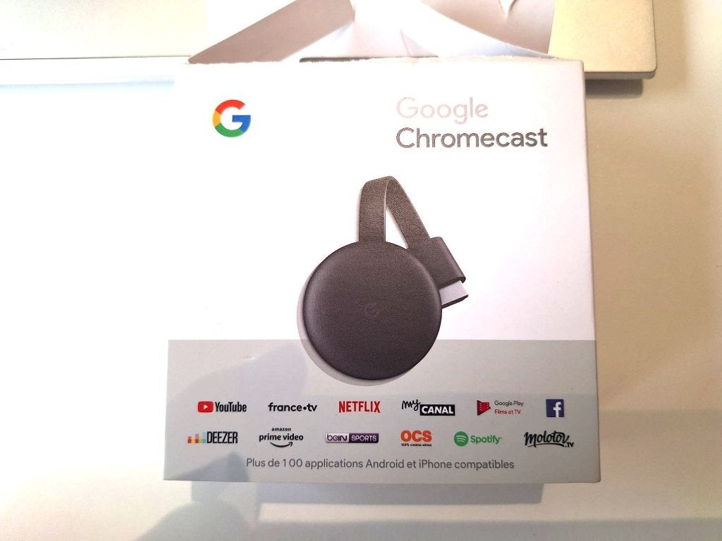Google chromecast, Audio, Tv en Foto, Mediaspelers, Ophalen, Zo goed als nieuw, USB 2, Zonder harde schijf