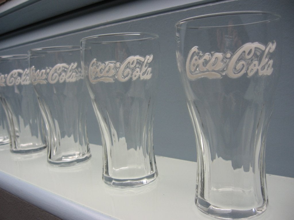 13 Coca-Cola-glazen, Verzamelen, Ophalen of Verzenden, Zo goed als nieuw, Frisdrankglas