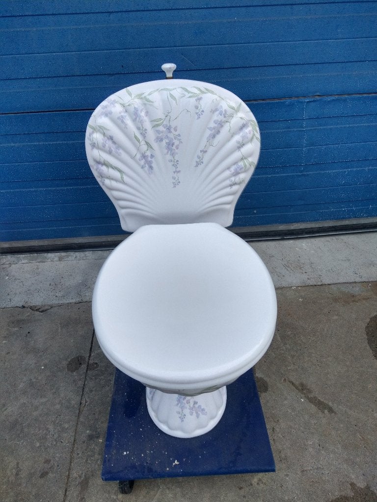 Porselein toilet art deco Wc VC + gratis, Ophalen