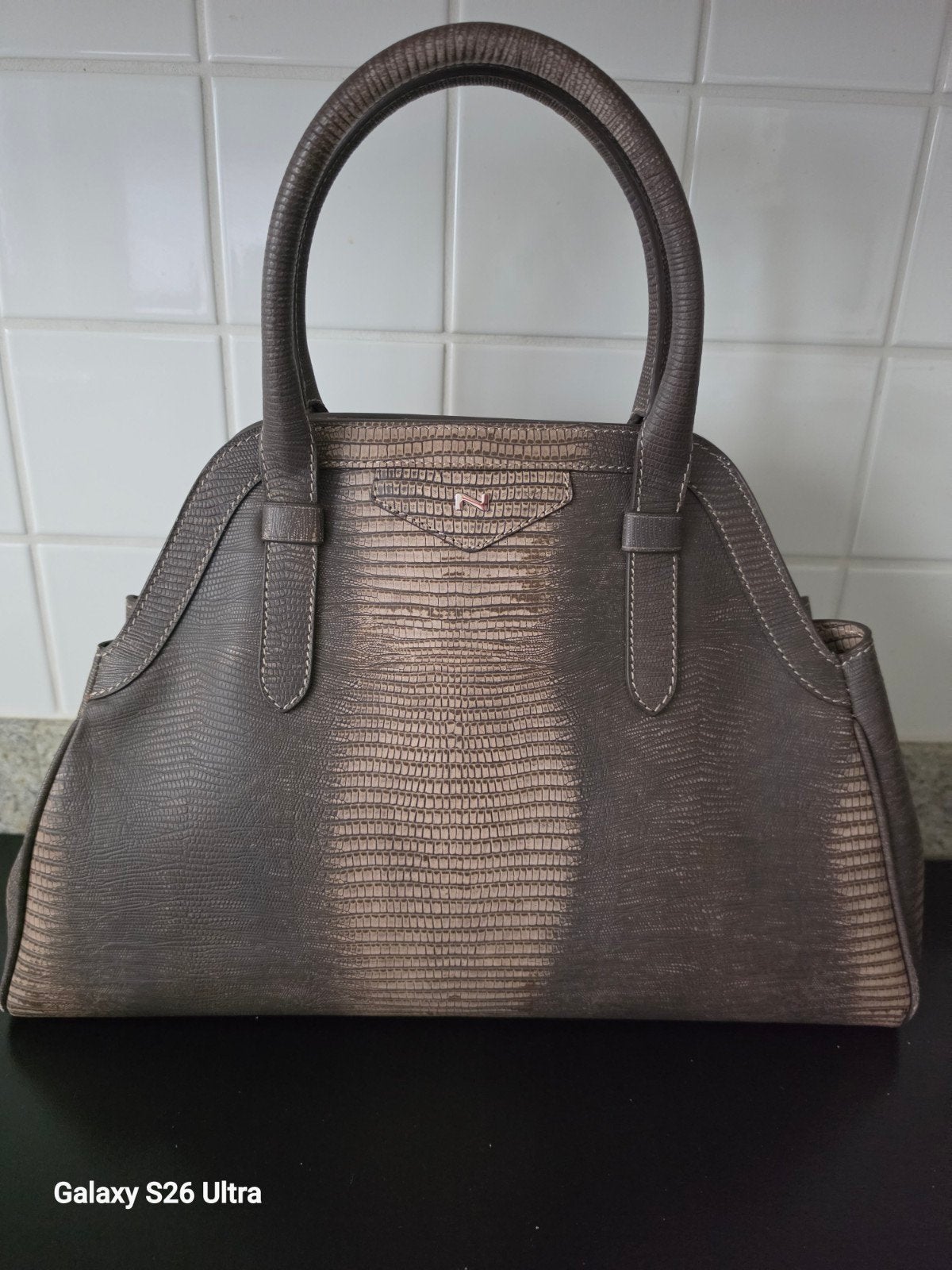 Sac à main Nathan, Enlèvement ou Envoi, Comme neuf, Brun, Sac à main