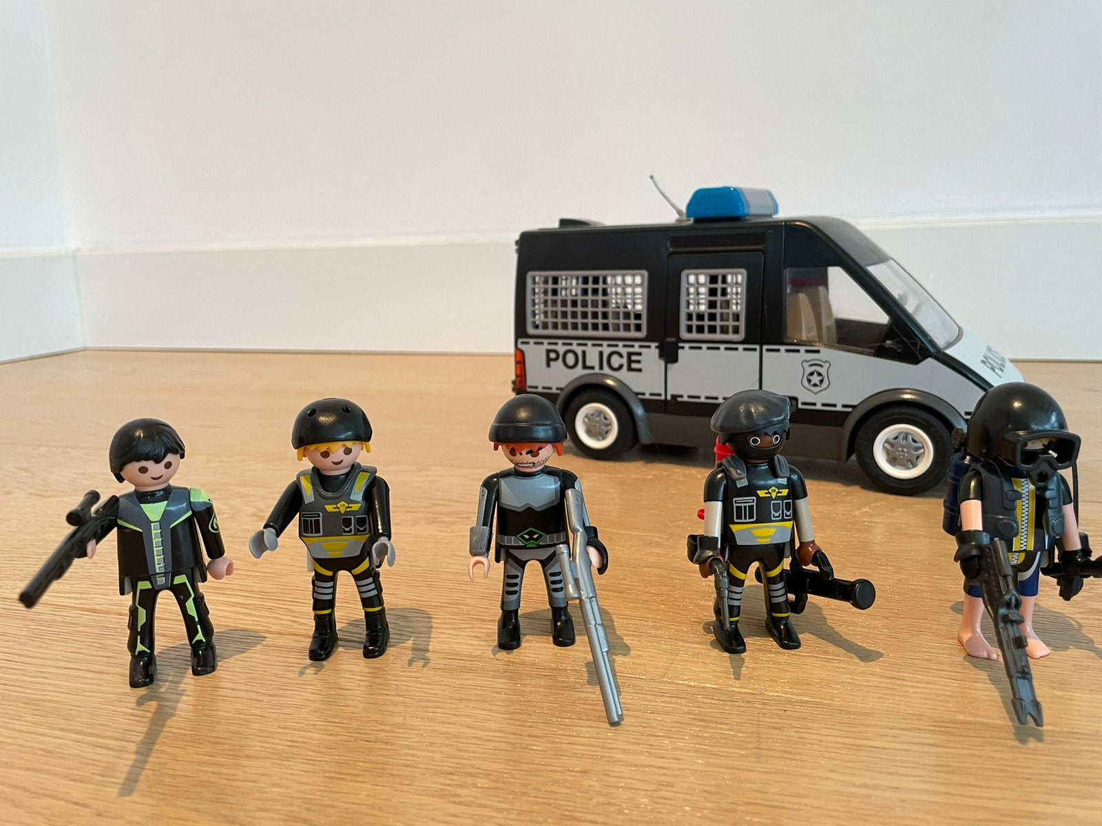 Playmobil : voiture de police avec flics, voleurs, armes,..., Enfants & Bébés, Enlèvement ou Envoi, Utilisé