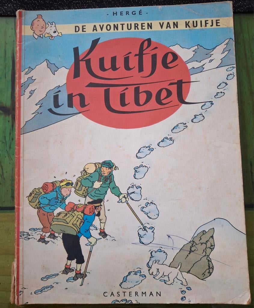 Strip De avonturen van Kuifje- Kuifje in Tibet, Boeken, Ophalen of Verzenden