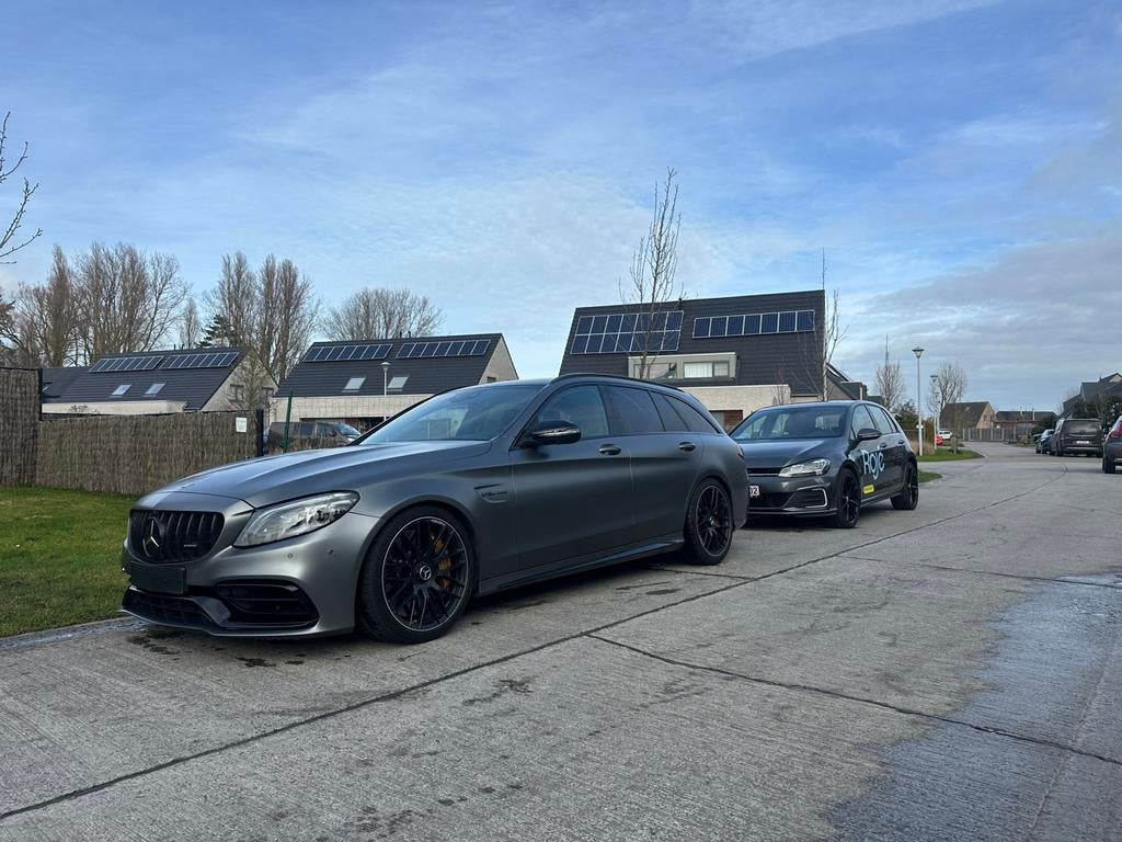 Mercedes C63sAMG 800 PK PPF keramische remmen lichte vracht, Auto's, Automaat, Achterwielaandrijving, Leder, Break