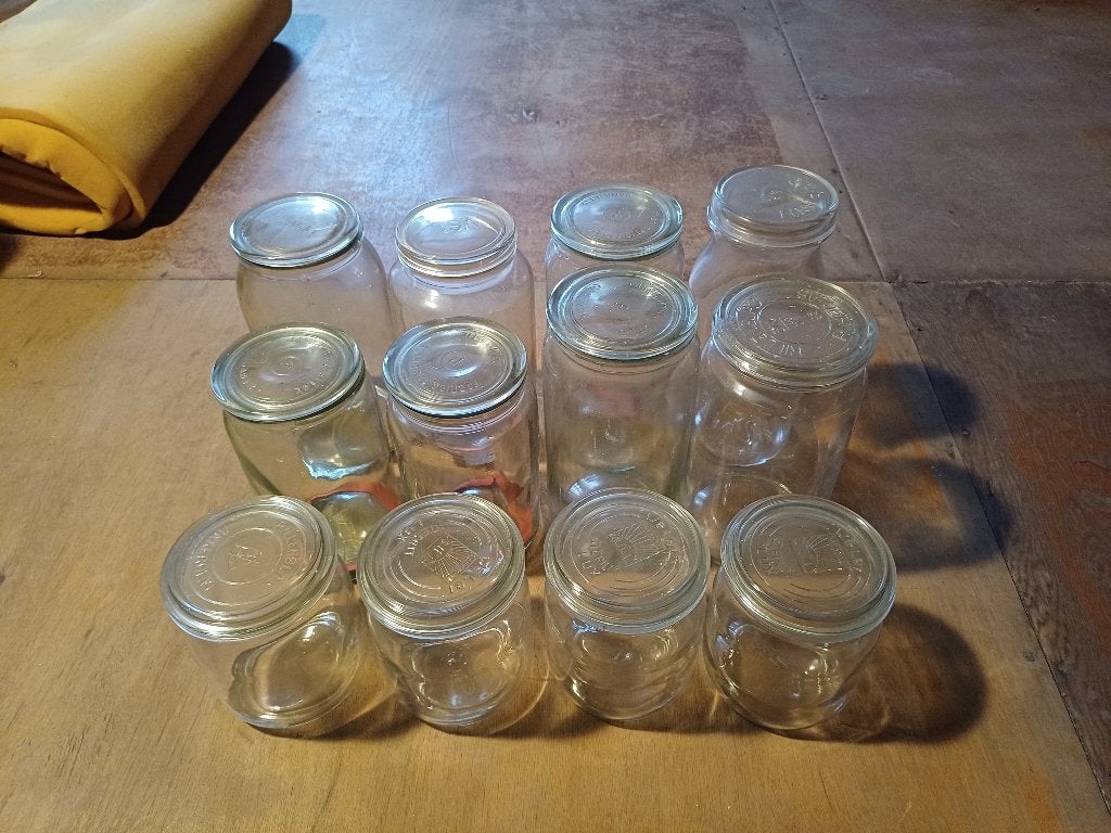 Steriliseerbokaal, Maison & Meubles, Avec couvercle, Casserole, Bidon ou Boîte, Verre, Enlèvement