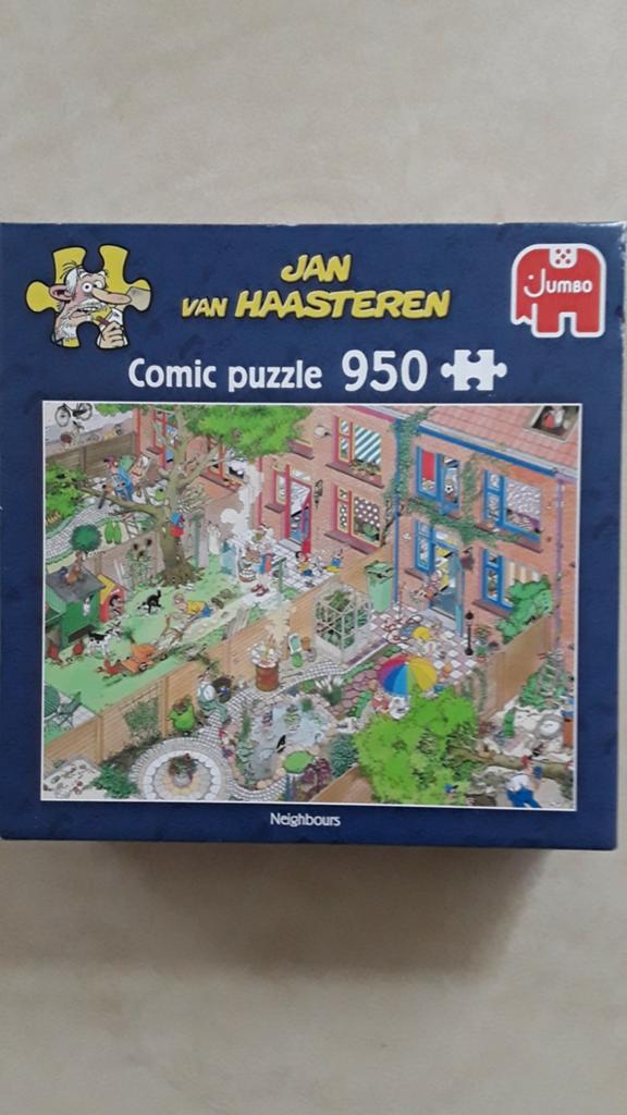 Puzzle des voisins de Jan van Haasteren 950 pièces, Hobby & Loisirs créatifs, Enlèvement ou Envoi, Comme neuf