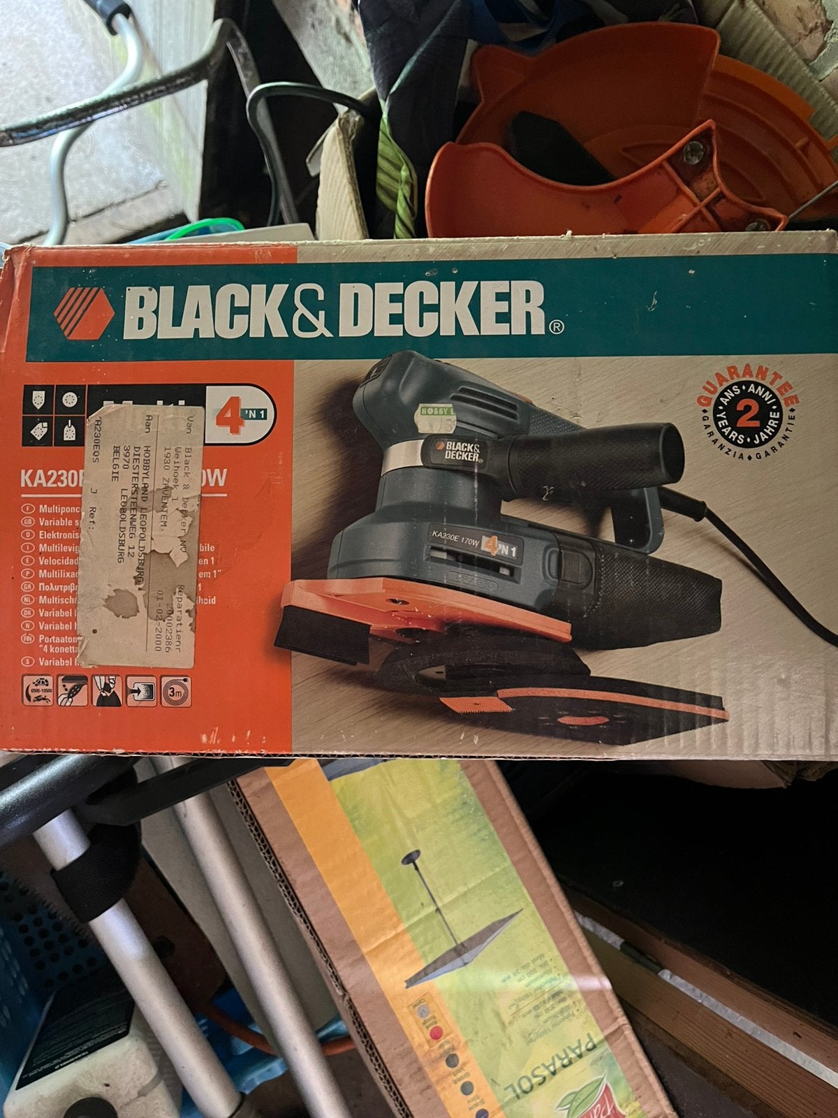 Black&Decker schuurmachine, Doe-het-zelf en Bouw, Gereedschap | Schuurmachines, Ophalen, Zo goed als nieuw