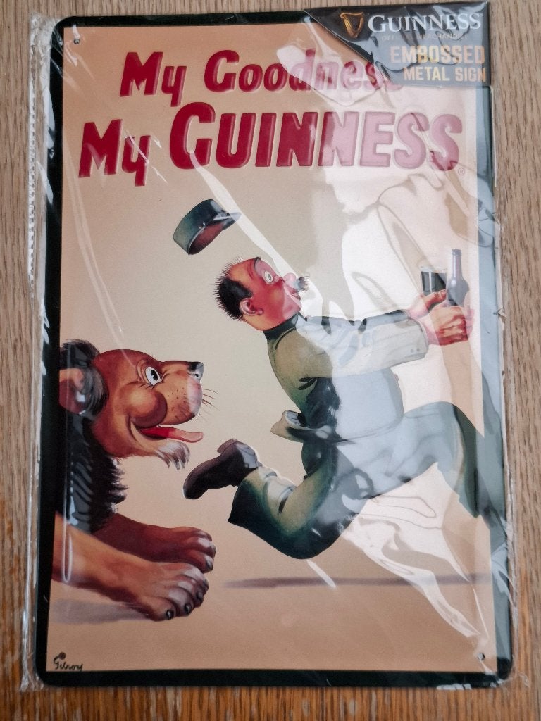 Prachtig reclamebord Guinness, Verzamelen, Ophalen of Verzenden, Nieuw, Reclamebord