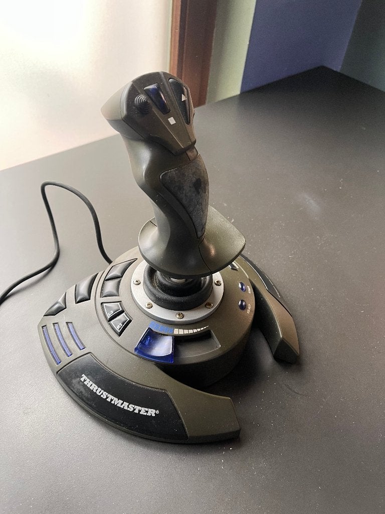 Trustmaster joystick Flight Stick PS1/PS2, Ophalen of Verzenden, Gebruikt, Overige controllers, PlayStation 2